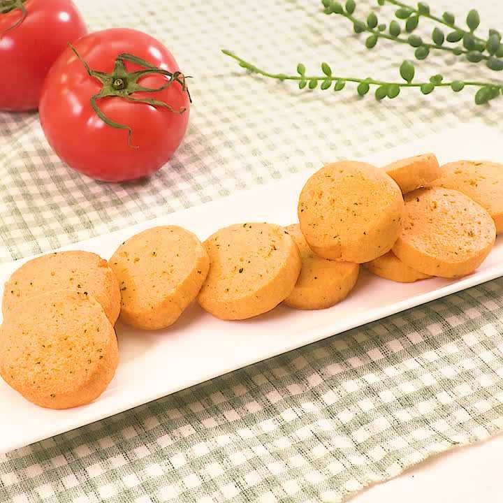 甘さ控えめ トマトバジルクッキーのレシピ動画 作り方 Delish Kitchen